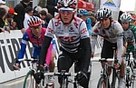 Frank Schleck am Ziel der dritten Etappe der Tour de Suisse 2008